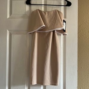 Bebe XS Tan Mini Dress